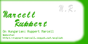 marcell ruppert business card